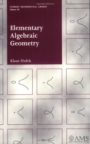 Elementary Algebraic Geometry (Student Mathematical Library, V. 20)